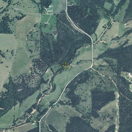 Aerial/Satellite Image of Halsey Branch, MO