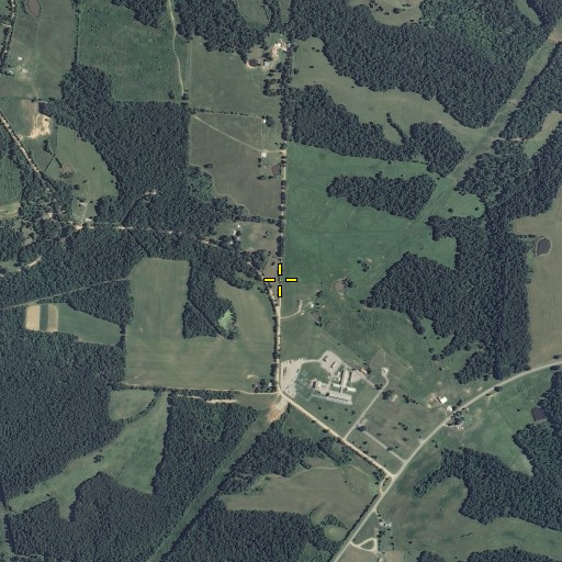 Aerial/Satellite Image of Hamestring School, MO