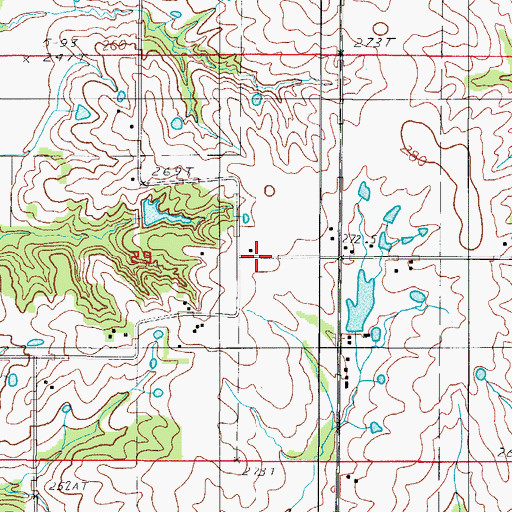 Topographic Map of Herbert School, MO