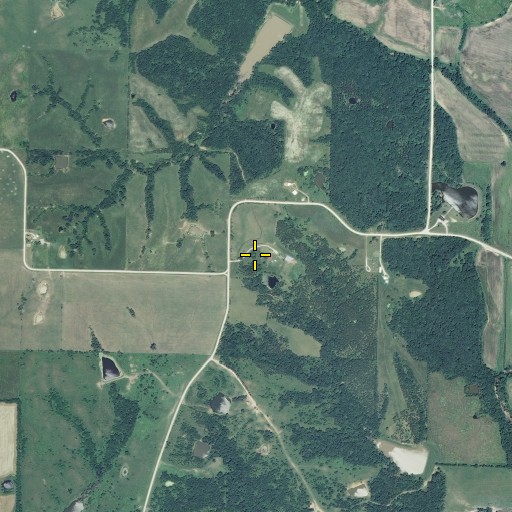 Aerial/Satellite Image of Hobbs School (historical), MO