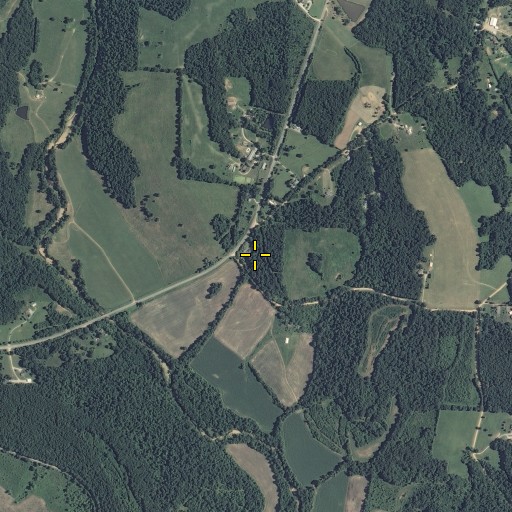Aerial/Satellite Image of Huskey School, MO