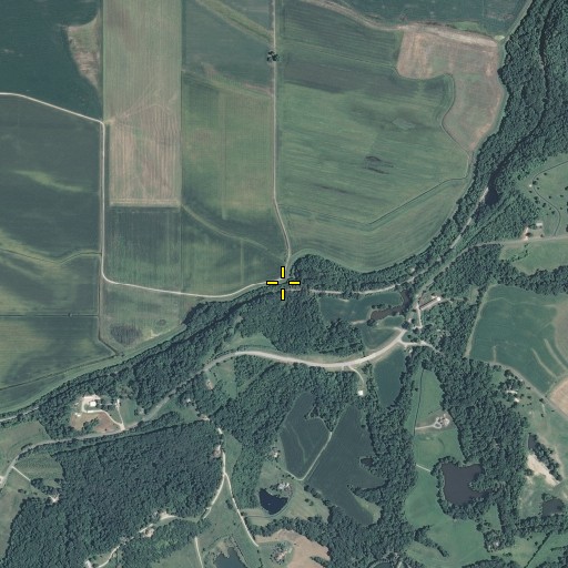 Aerial/Satellite Image of Iman Branch, MO