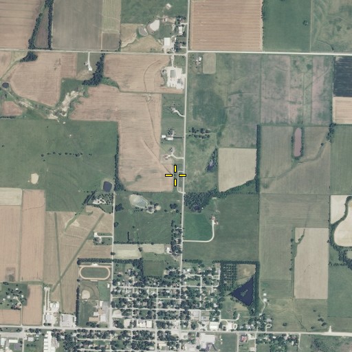 Aerial/Satellite Image of Immanuel Cemetery, MO