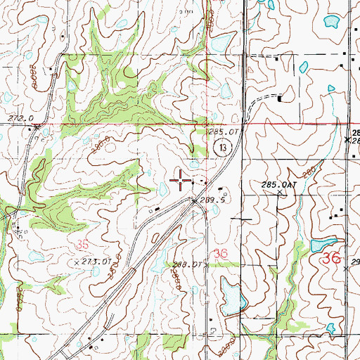 Topographic Map of Independence School (historical), MO