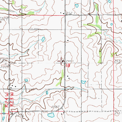 Topographic Map of Independence School (historical), MO