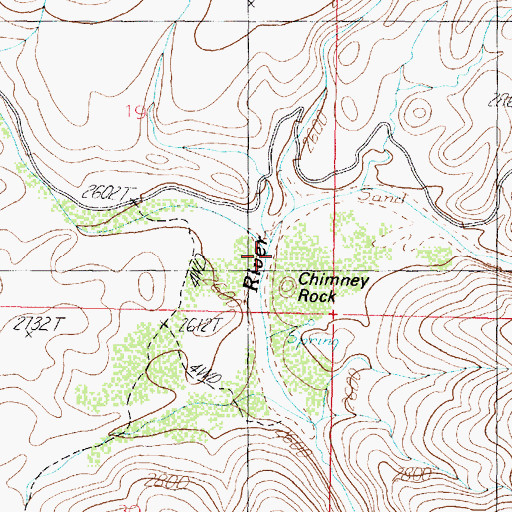 Topographic Map of Little Sycamore Wash, AZ