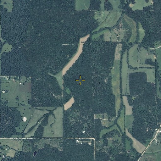 Aerial/Satellite Image of Johnson Cemetery, MO
