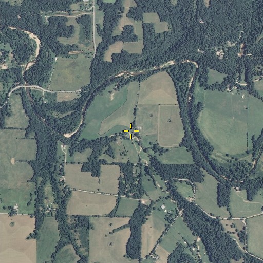 Aerial/Satellite Image of Johnson Hollow, MO