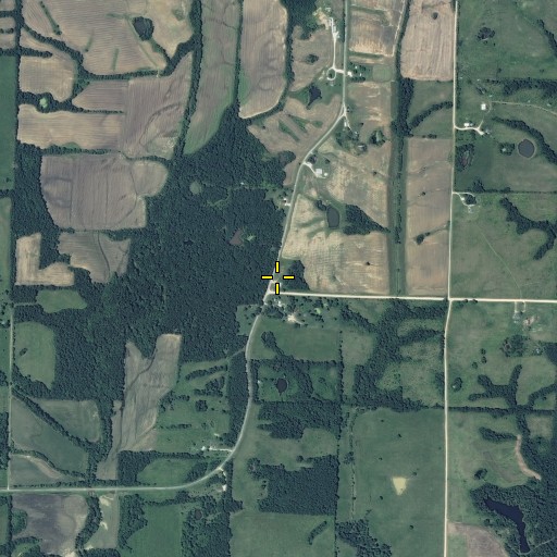 Aerial/Satellite Image of Johnson School, MO