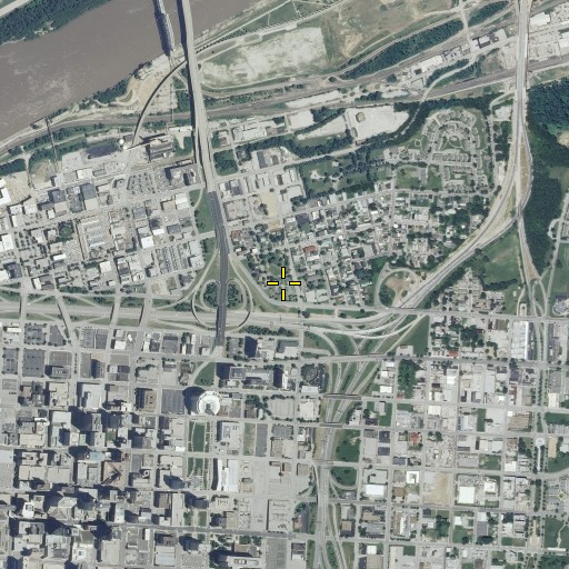 Aerial/Satellite Image of Karnes School, MO
