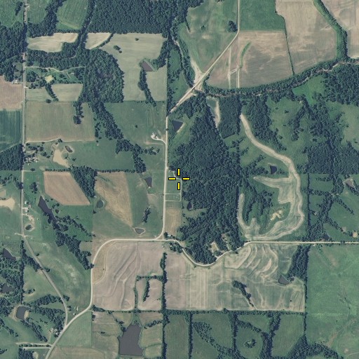Aerial/Satellite Image of Kirk Cemetery, MO
