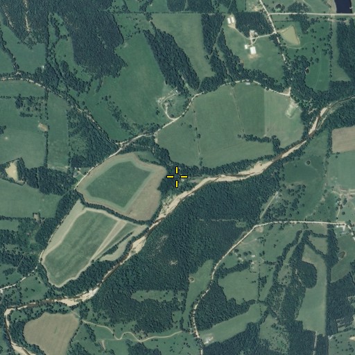 Aerial/Satellite Image of Krone Branch, MO