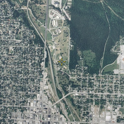 Aerial/Satellite Image of Landreth Park, MO