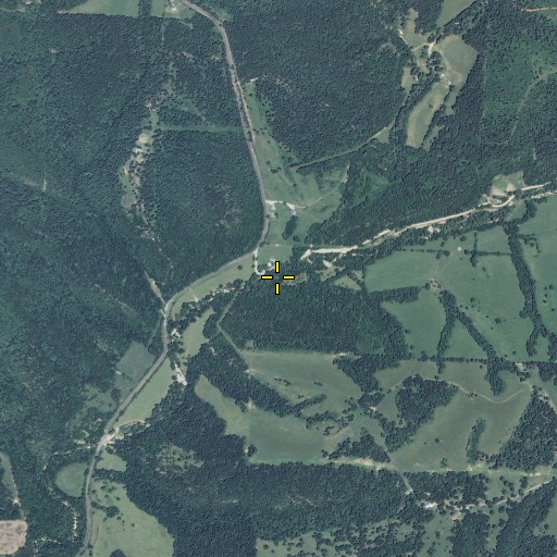 Aerial/Satellite Image of Layton Hollow, MO