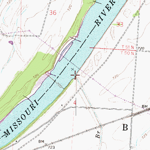 Topographic Map of Lazy Branch, MO