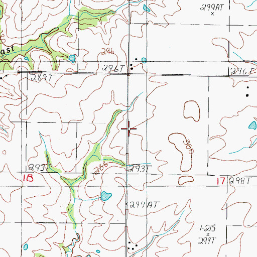 Topographic Map of Liberty School (historical), MO