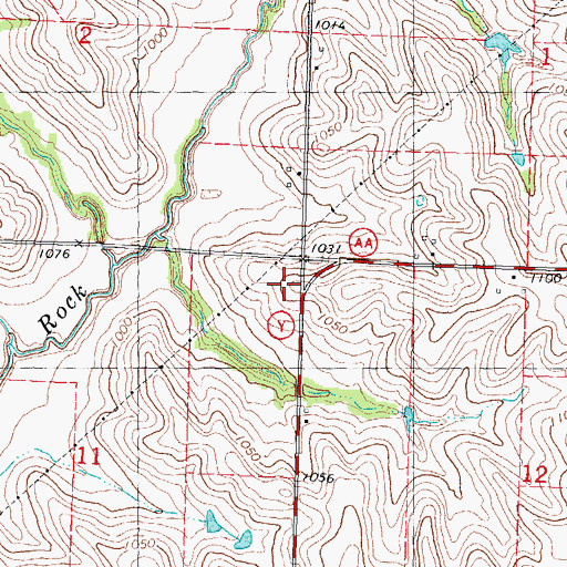 Topographic Map of Liberty School (historical), MO