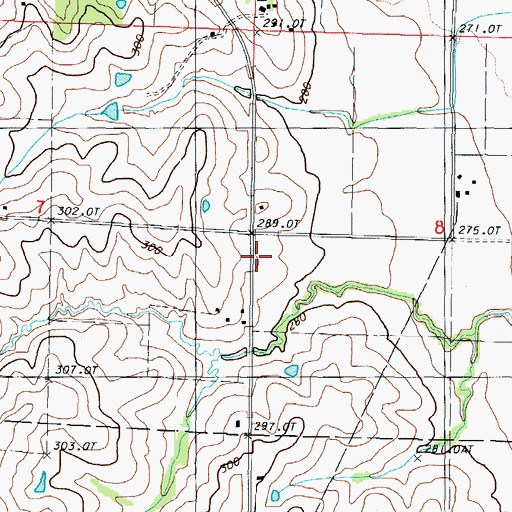 Topographic Map of Liggett School (historical), MO
