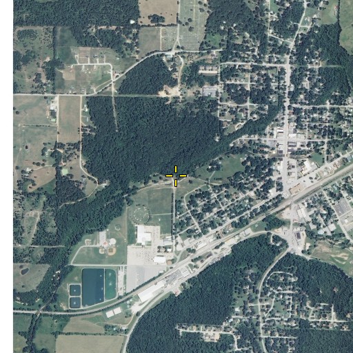 Aerial/Satellite Image of Little Lost Creek, MO