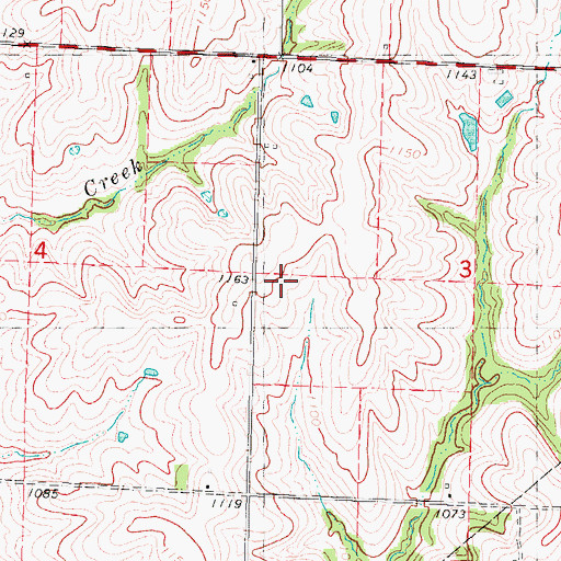 Topographic Map of Lone Elm School (historical), MO