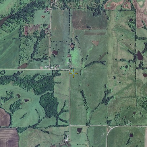 Aerial/Satellite Image of Lone Star School (historical), MO