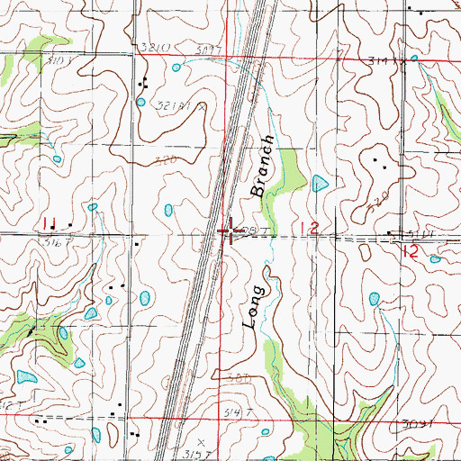 Topographic Map of Lorrain School (historical), MO