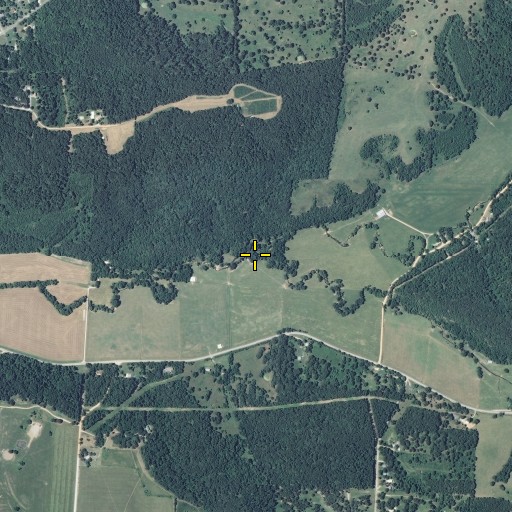 Aerial/Satellite Image of MacDougal Branch, MO