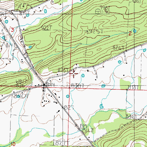 Topographic Map of Jenkins School, AR