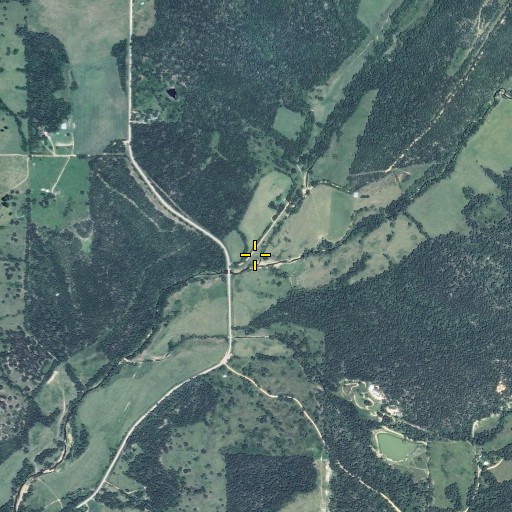 Aerial/Satellite Image of Mirey Fork, MO
