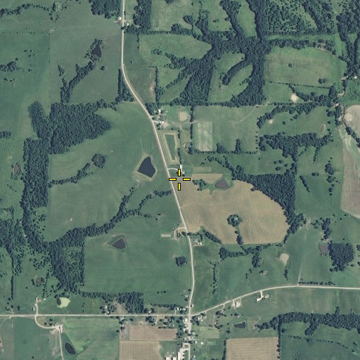Aerial/Satellite Image of Modena School, MO