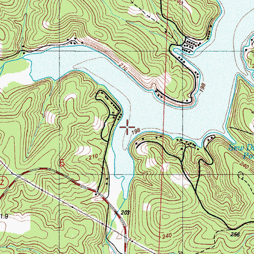 Topographic Map of Morriss Creek, MO