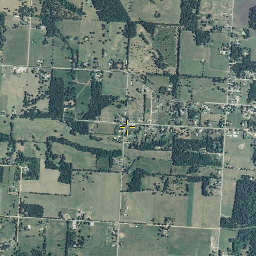 Aerial/Satellite Image of Moss School (historical), MO