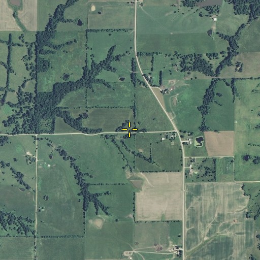 Aerial/Satellite Image of Nigh School (historical), MO
