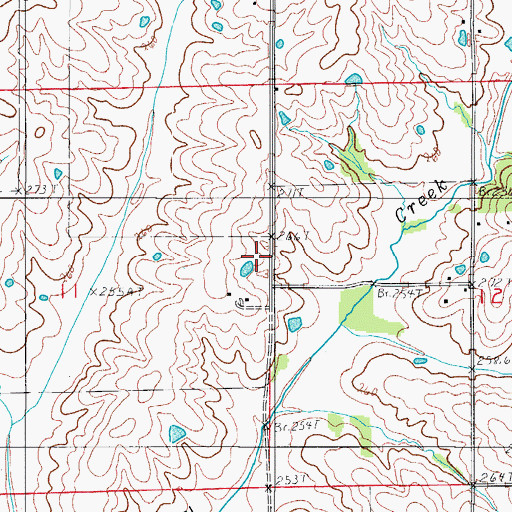 Topographic Map of North Bethel School (historical), MO