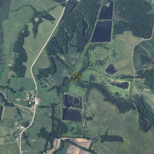 Aerial/Satellite Image of North Fork, MO