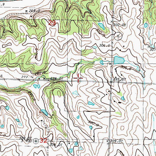 Topographic Map of North Star School (historical), MO