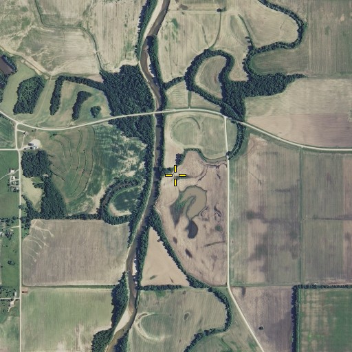 Aerial/Satellite Image of Old Channel Weldon River, MO