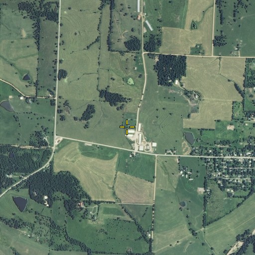 Aerial/Satellite Image of Olean Cemetery, MO