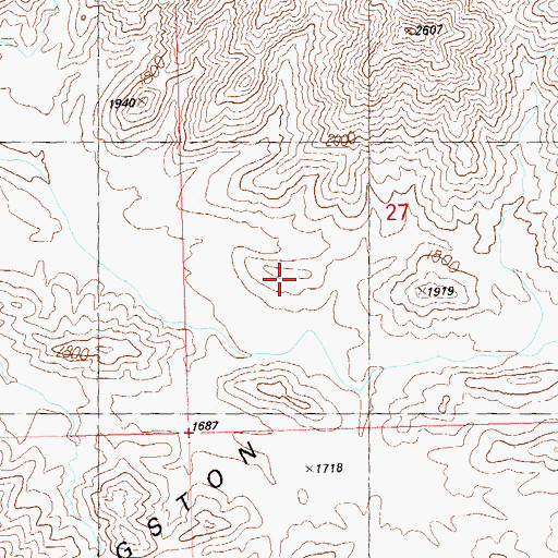Topographic Map of Livingston Hills, AZ