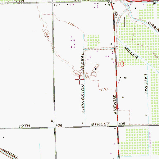 Topographic Map of Livingston Lateral, AZ