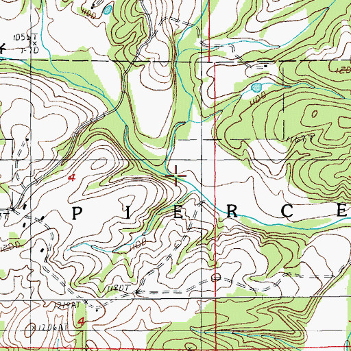 Topographic Map of Peters Creek, MO