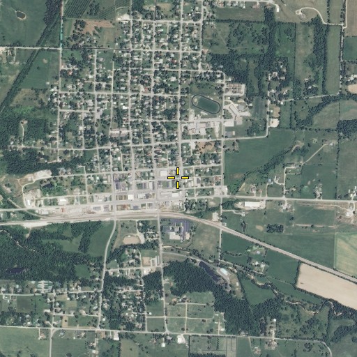 Aerial/Satellite Image of Pierce City, MO