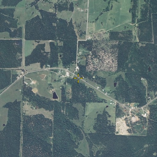 Aerial/Satellite Image of Plad, MO