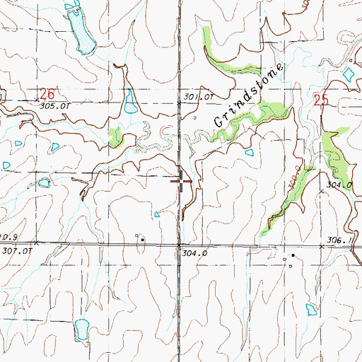 Topographic Map of Pleasant Hill School (historical), MO