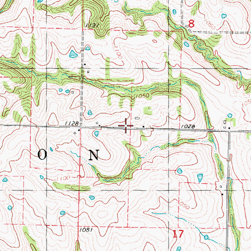 Topographic Map of Pleasant Hill School (historical), MO