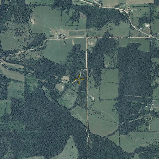 Aerial/Satellite Image of Pleasant Ridge School, MO