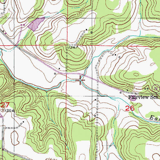Topographic Map of Plemmons Branch, MO