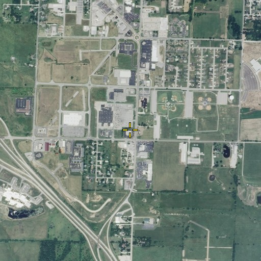 Aerial/Satellite Image of Prairie View School (historical), MO