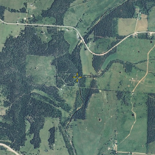 Aerial/Satellite Image of Ray Branch, MO