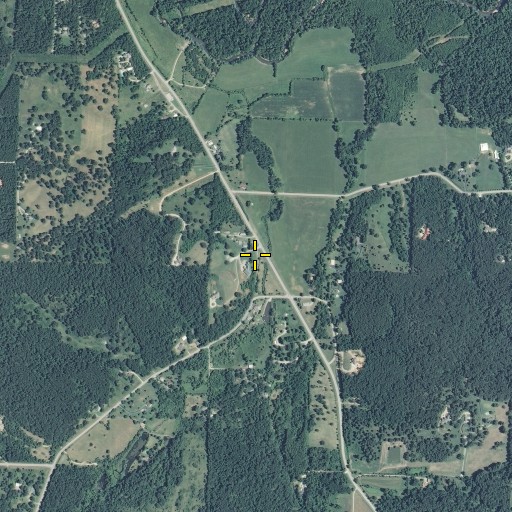 Aerial/Satellite Image of Redings Mill School, MO